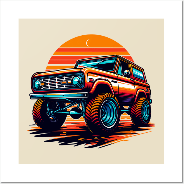 Ford Bronco Wall Art by Vehicles-Art